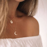 Crescent Moon Necklace - By Sun Soul Australia