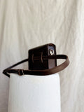 Clara - Rattan and Leather Hip Bag