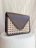 Clara - Rattan and Leather Hip Bag