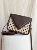 Clara - Rattan and Leather Hip Bag