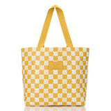 Day Tripper Tote Bag - Pua Check in Hot Mustard by Aloha Collection