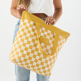 Day Tripper Tote Bag - Pua Check in Hot Mustard by Aloha Collection