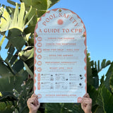 Boutique Pool Safety CPR Sign - ‘Paloma’ by Holidae Haus