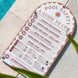 Boutique Pool Safety CPR Sign - ‘Tuscany’ by Holidae Haus