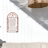 Boutique Pool Safety CPR Sign - ‘Rust’ by Holidae Haus