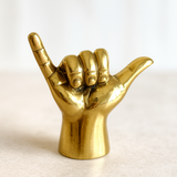 Brass Shaka Hang Loose Hand