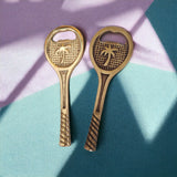 Club Juan X Pineapple Traders Collab: Brass Racquet Bottle Opener