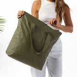 Day Tripper Tote Bag - Olive Monochrome by Aloha Collection