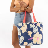 Day Tripper Tote Bag - SPECIAL EDITION: Pape’ete by Samudra “Neon Moon/Navy” by Aloha Collection