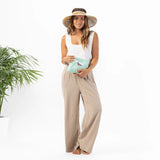 Small Pouch - Pakelo in “Vintage Green” Aloha Collection