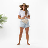 Small Pouch - Palaka in Macadamia by Aloha Collection