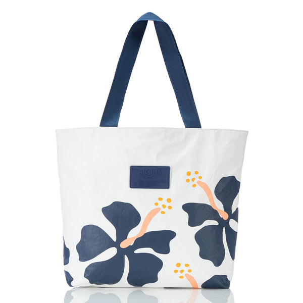 Day Tripper Tote Bag - Mo’orea in “Navy” by Aloha Collection