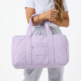 “Keep it Light” Weekender Duffle Bag - Monochrome in “Lavande” by Aloha Collection