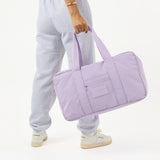 “Keep it Light” Weekender Duffle Bag - Monochrome in “Lavande” by Aloha Collection