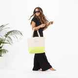 Day Tripper Tote Bag - Dipped Highlighter/Sandstone by Aloha Collection