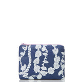 Small Pouch - Shell Lei in White/Navy by Aloha Collection