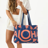 Holo Holo Tote - Breezy in Sorbet on Lavande by ALOHA Collection