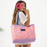 Holo Holo Tote - Breezy in Sorbet on Lavande by ALOHA Collection