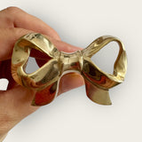 Coquette Brass Bow Knob