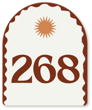 Rust | Mediterranean House Number