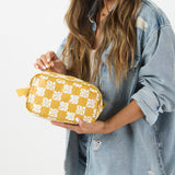 Dopp Kit Toiletry Bag - Pua Check in Hot Mustard by Aloha Collection