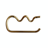 Wave Brass Toilet Roll Holder