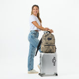 “Keep it Light” Backpack - Areca in Frappe/Black by ALOHA Collection