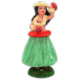 Hawaiian Hula Dashboard Doll - Tall