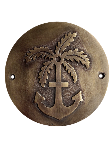 Anchor & Palm Plaque – Pineapple Traders