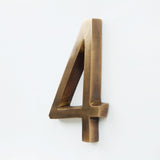 Brass House Numbers | by Pineapple Traders
