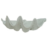 White Resin Clam Shell