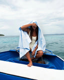 Sand Free Towel “Summer Blue Hibiscus” - Aloha de Mele