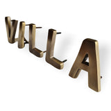 Brass Letters "VILLA" or “LANAI” | by Pineapple Traders