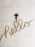 Rattan Word Art