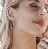 Golden Palm Earrings - By Sun Soul Australia