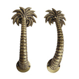 Brass Coconut Palm Door Handle