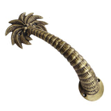 Brass Coconut Palm Door Handle