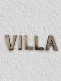 Brass Letters "VILLA" or “LANAI” | by Pineapple Traders