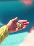 Brass Shaka Keyring - By Pineapple Traders