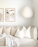 Pear Lantern in Ivory Linen - The Jungle Trader