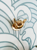 Brass Shaka Hook by Pineapple Traders