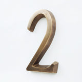 Brass House Numbers | by Pineapple Traders
