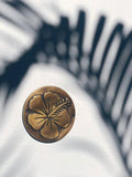 Brass Hibiscus Plaque - by Pineapple Traders