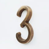 Brass House Numbers | by Pineapple Traders