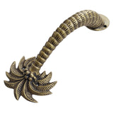 Brass Coconut Palm Door Handle