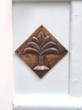Brass Palm Plaque