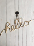 Rattan Word Art