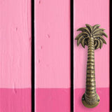 Brass Coconut Palm Door Handle