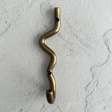 Wave Brass Hook