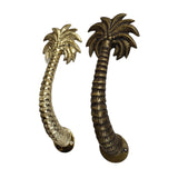 Brass Coconut Palm Door Handle